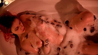 female orgasm bathtub masturbation