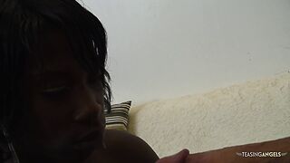 anal ebony slut sucks hard on a stiff cock porn videos