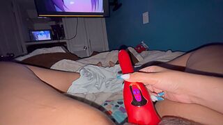 watching hentai girl masturbation