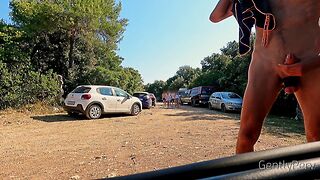 caught nude beach masturbation