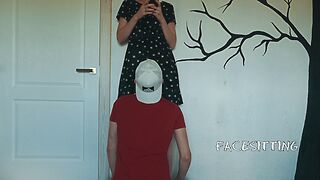 lick pussy redhead russian mistress dominate her slave facesittingand pussy lickin